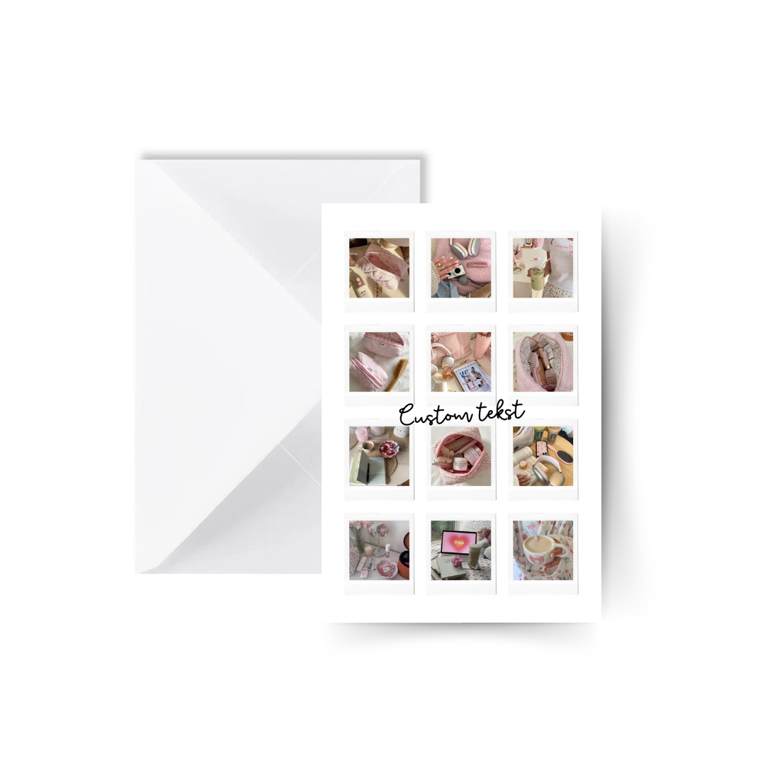 Custom Polaroid Kaart