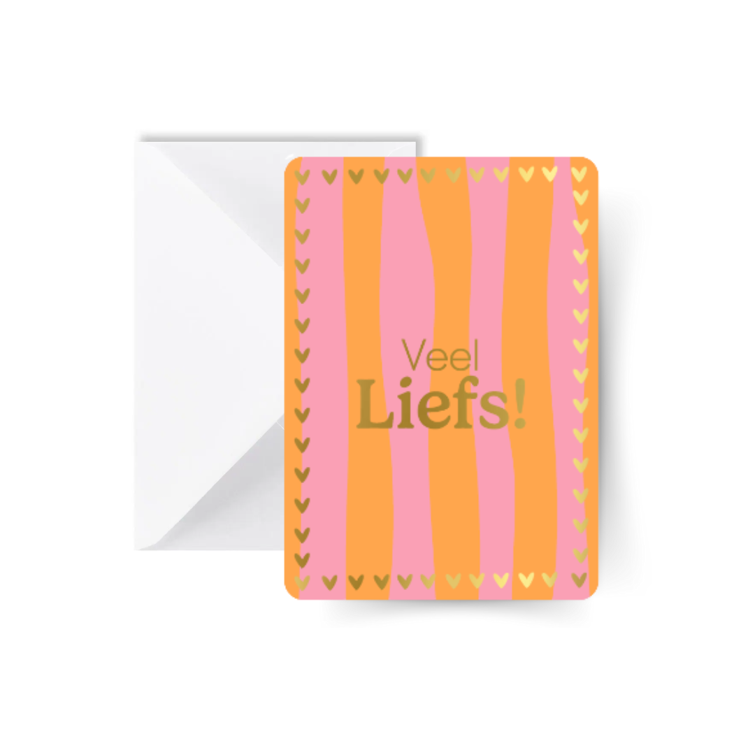 Veel liefs! kaart