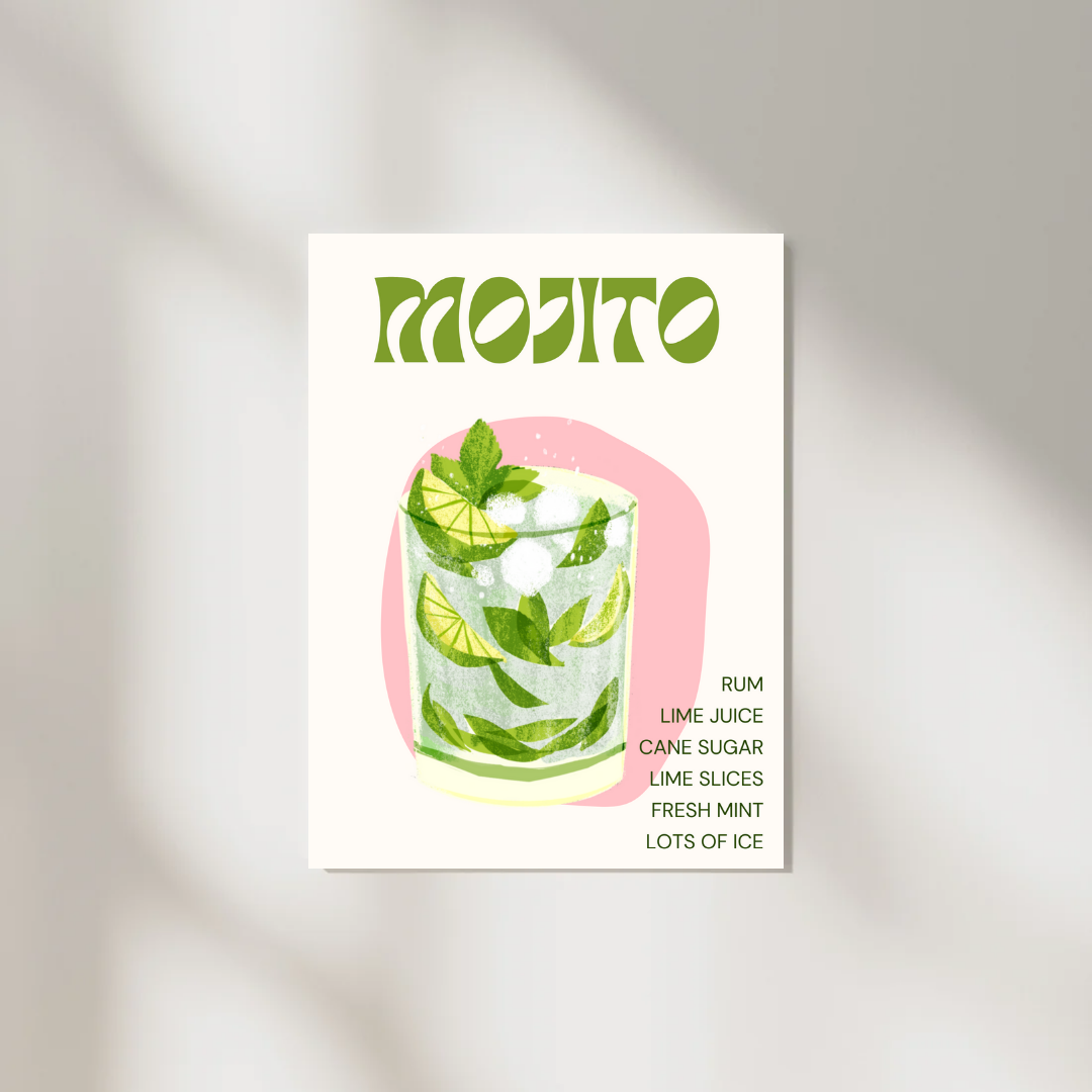 Mojito A4 print