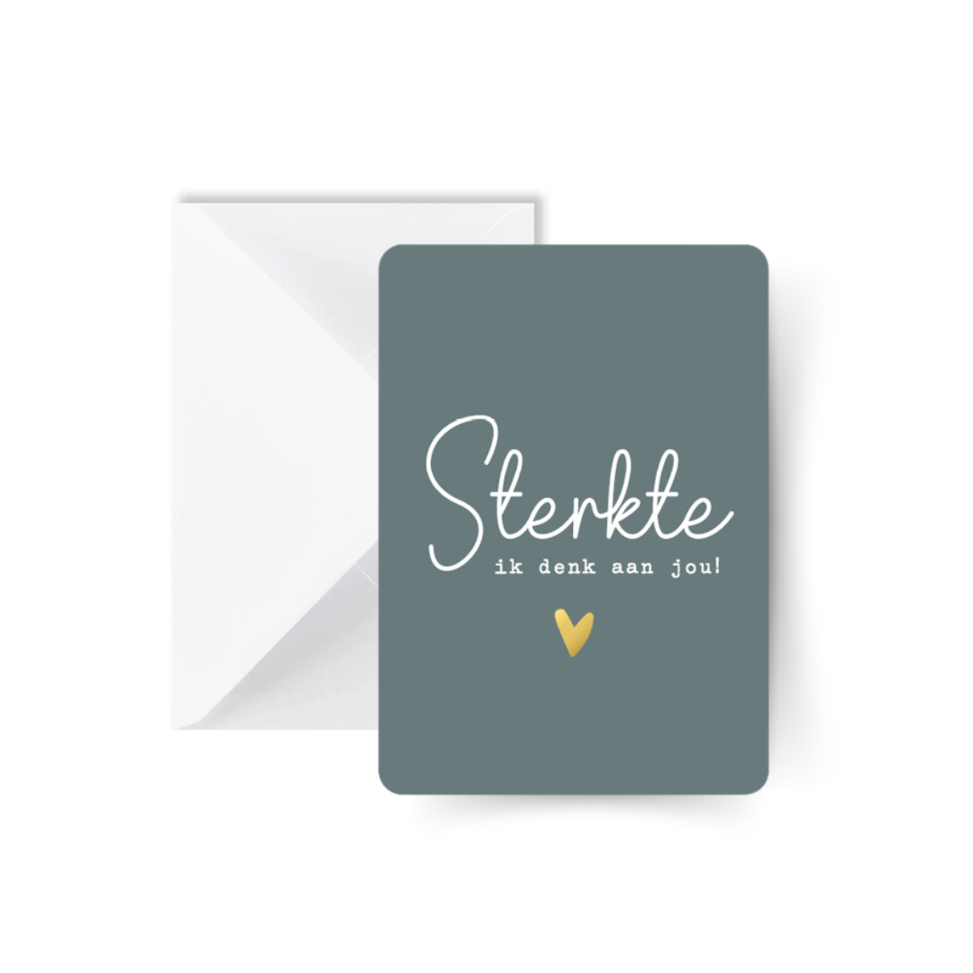 Sterkte ik denk aan jou! Kaart