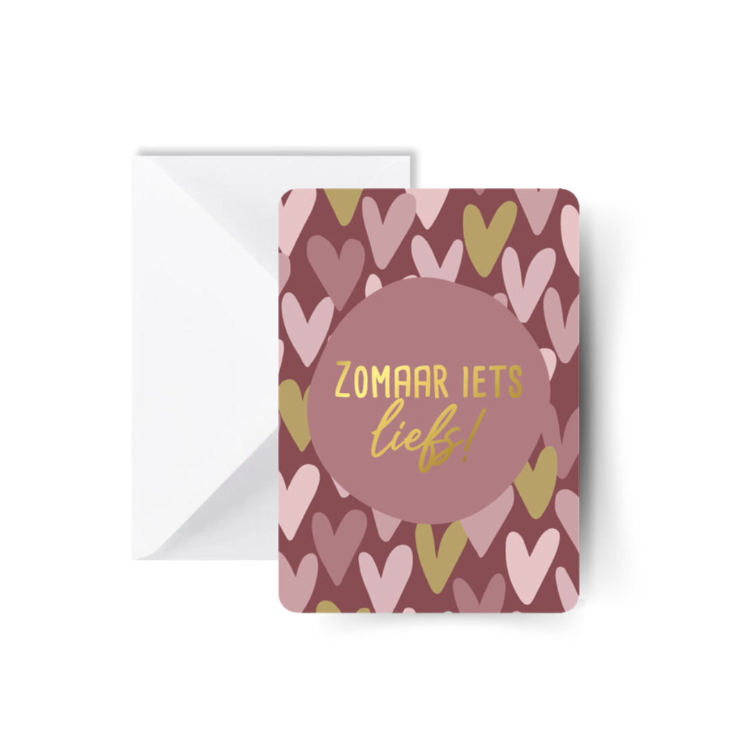 Zomaar iets liefs! Kaart