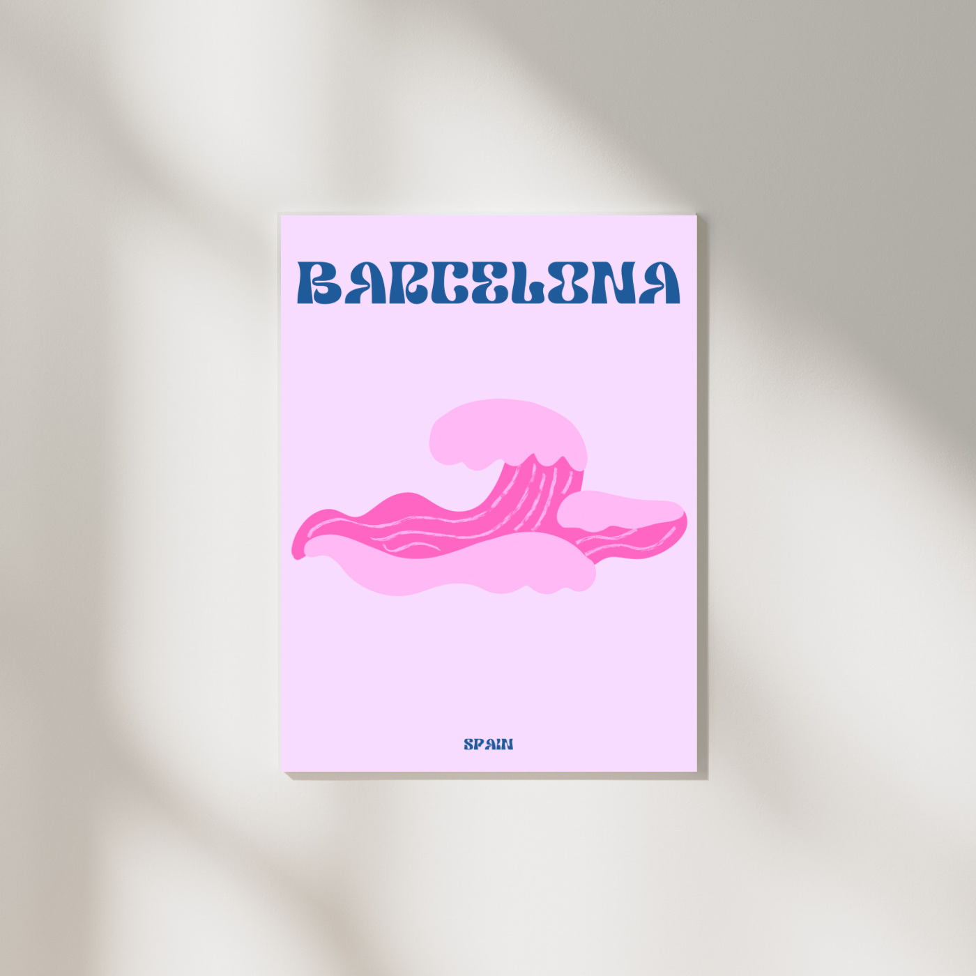 Barcelona A4 print
