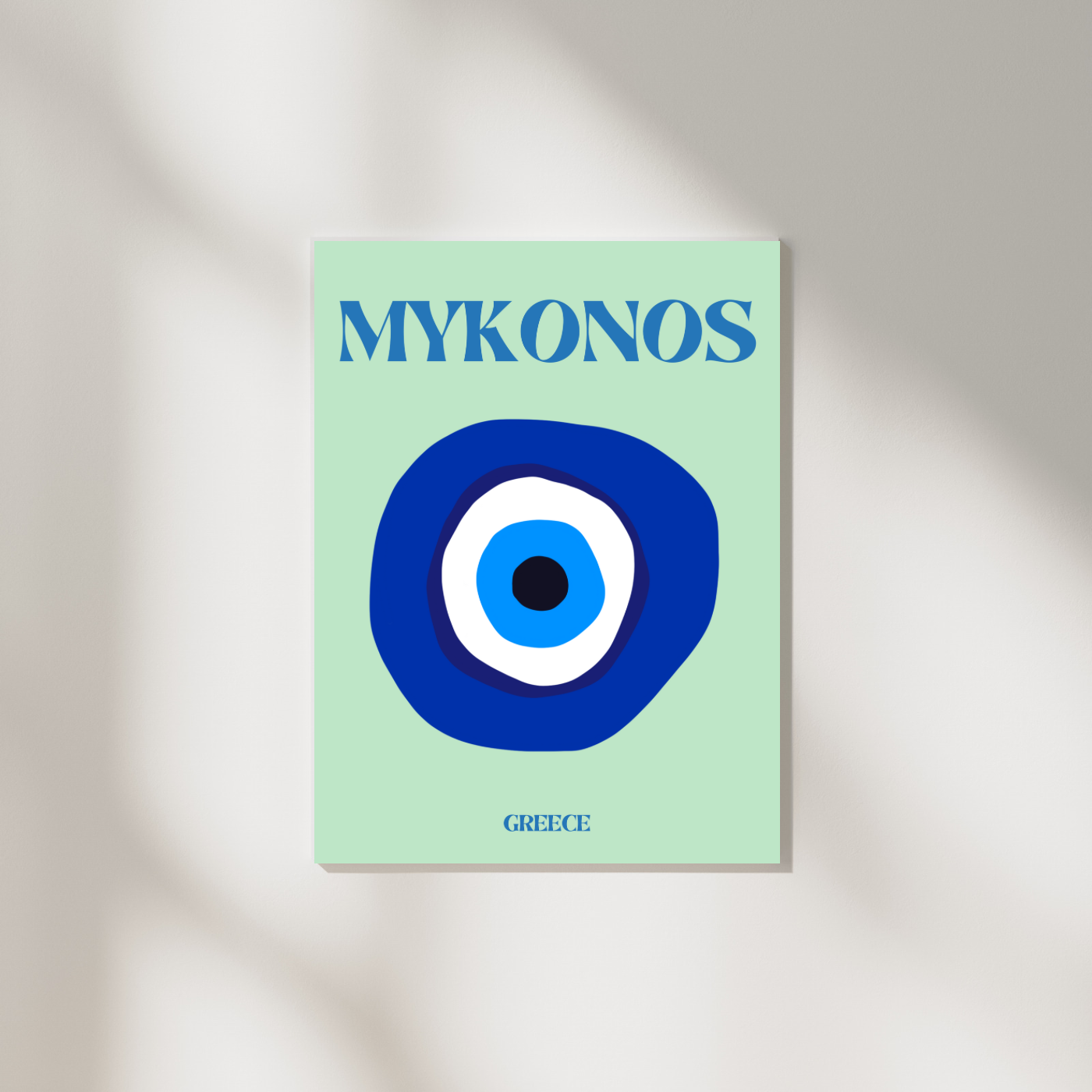 Mykonos A4 print