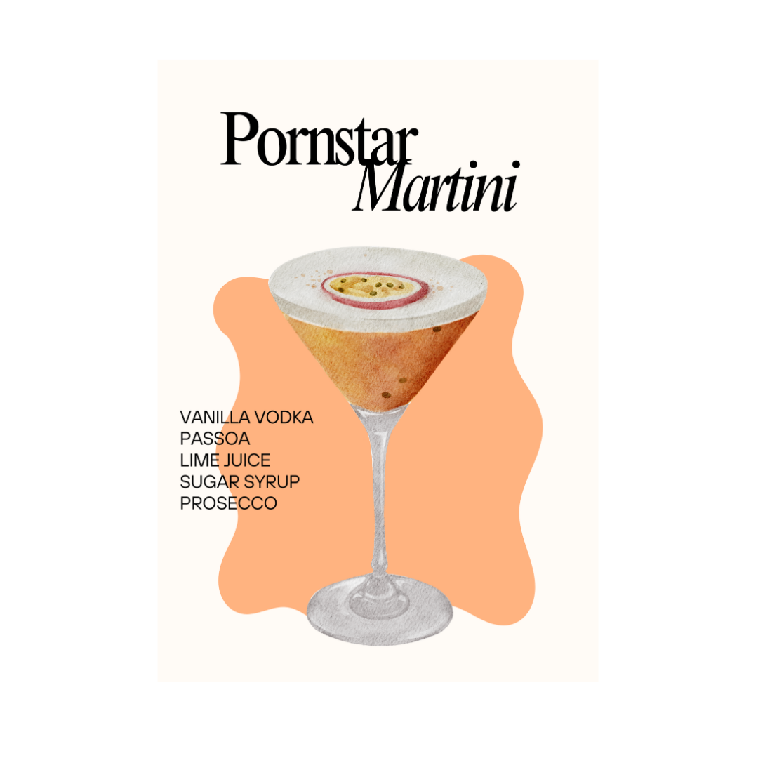 Pornstar Martini A4 Print