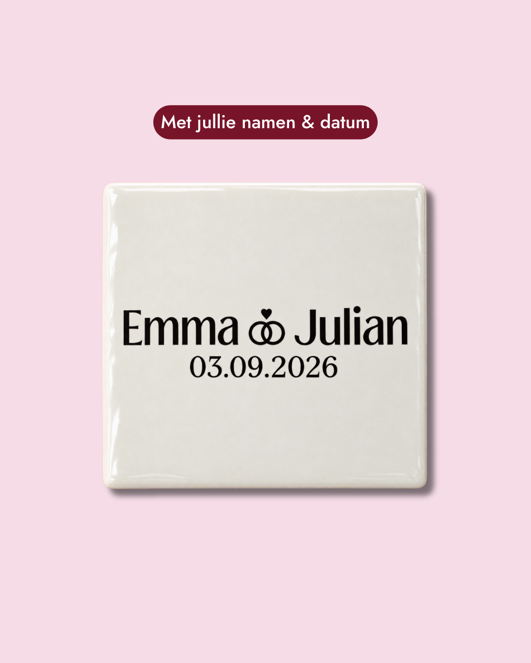 Gepersonaliseerd Trouw Tegeltje