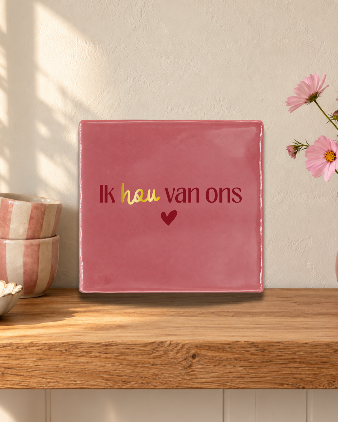 Ik hou van ons Tegeltje