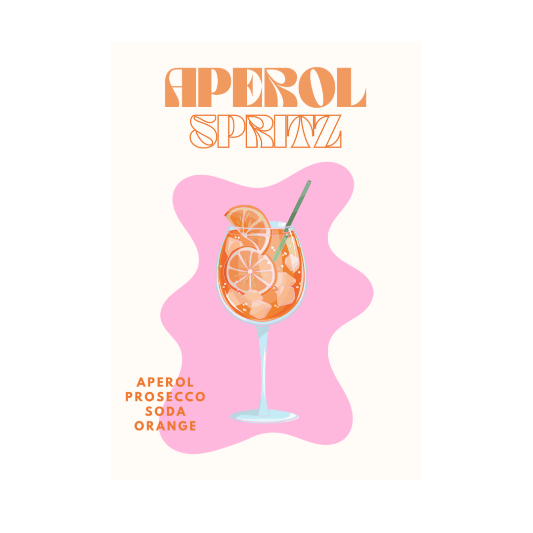 Aperol Spritz A4 Print