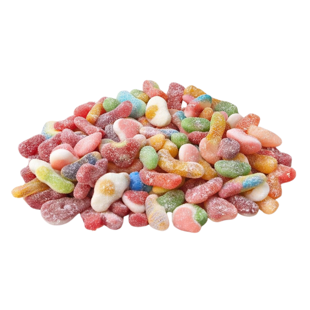 Gesuikerde snoep mix