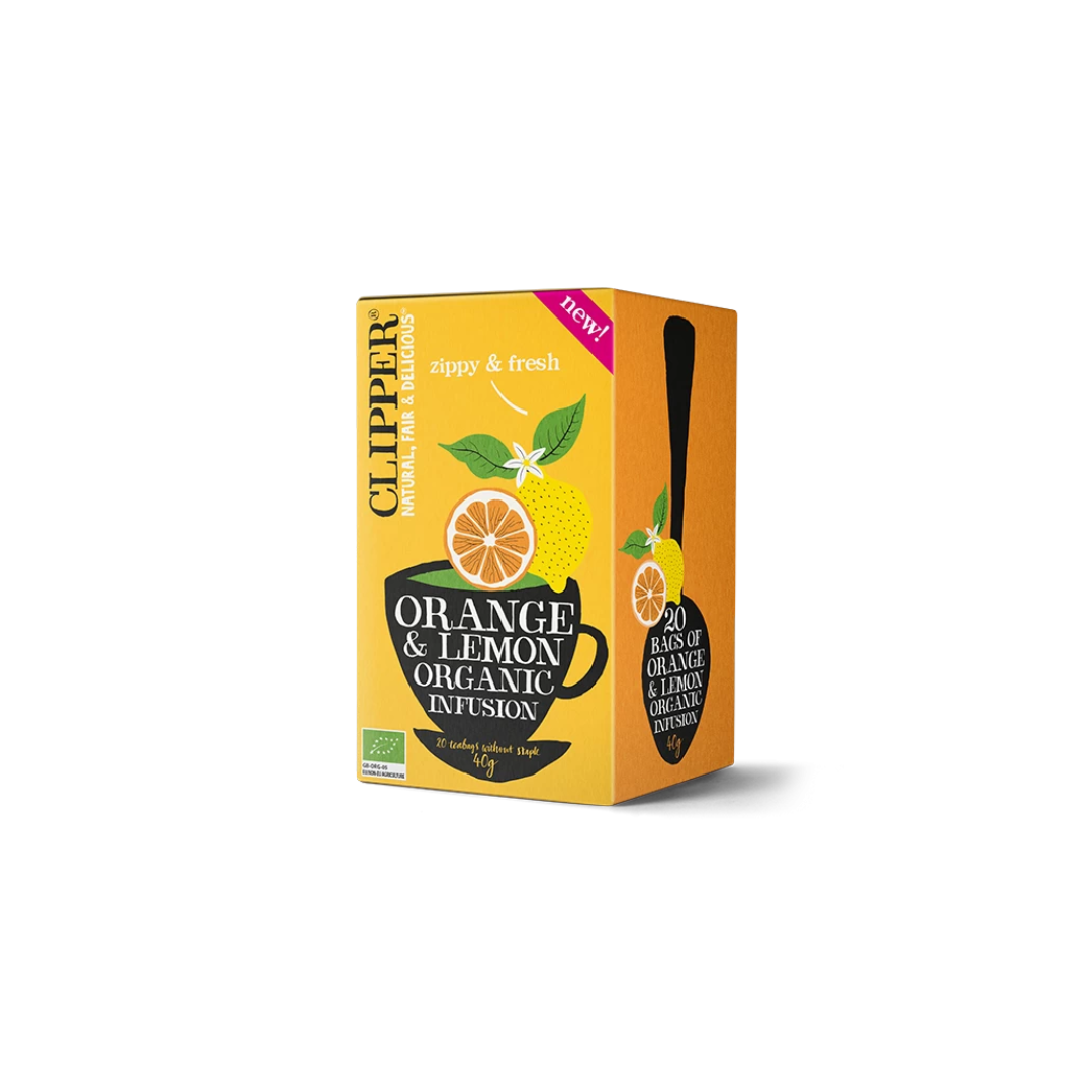 Clipper orange & lemon tea  - zakje