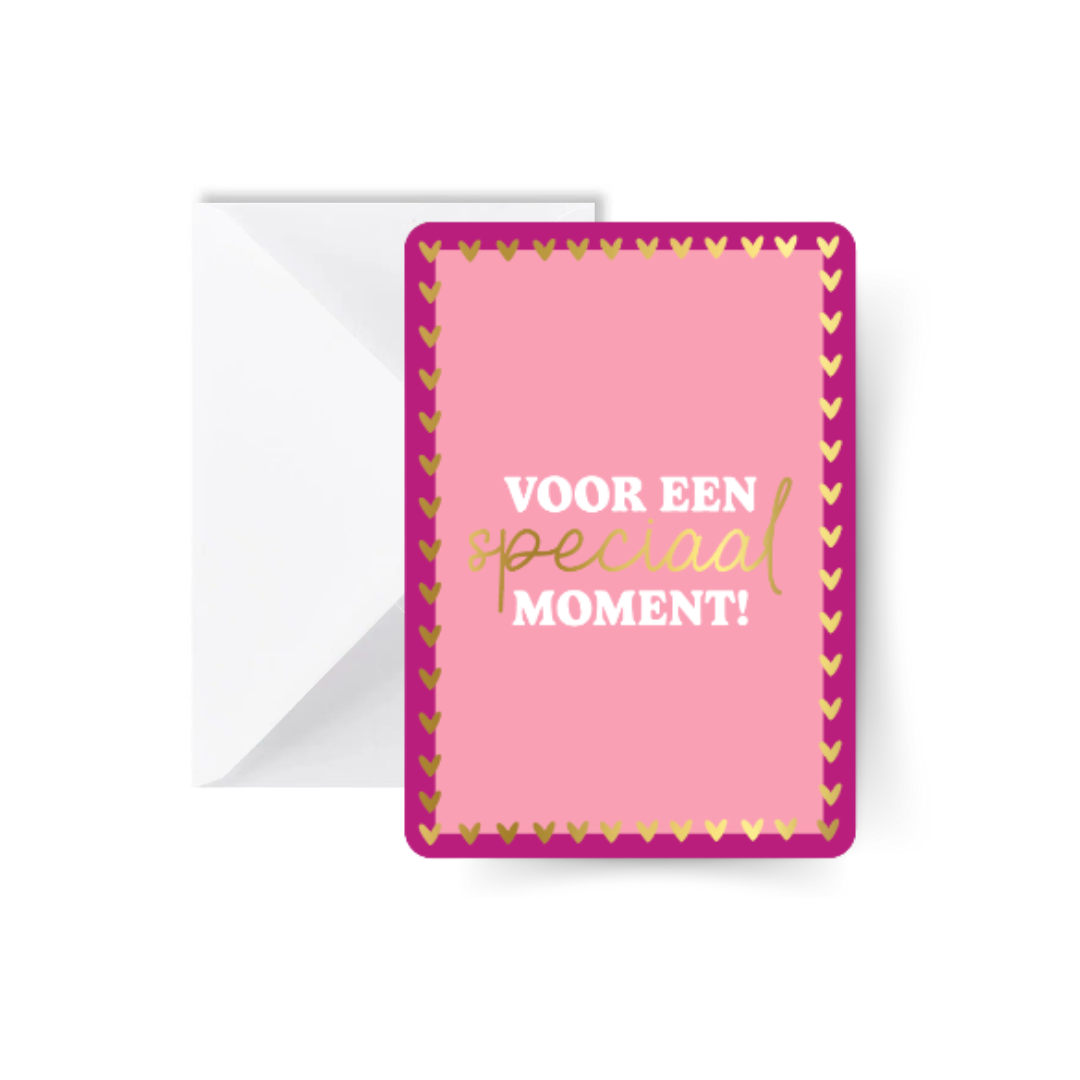 Voor een Speciaal Moment Kaart met Envelop