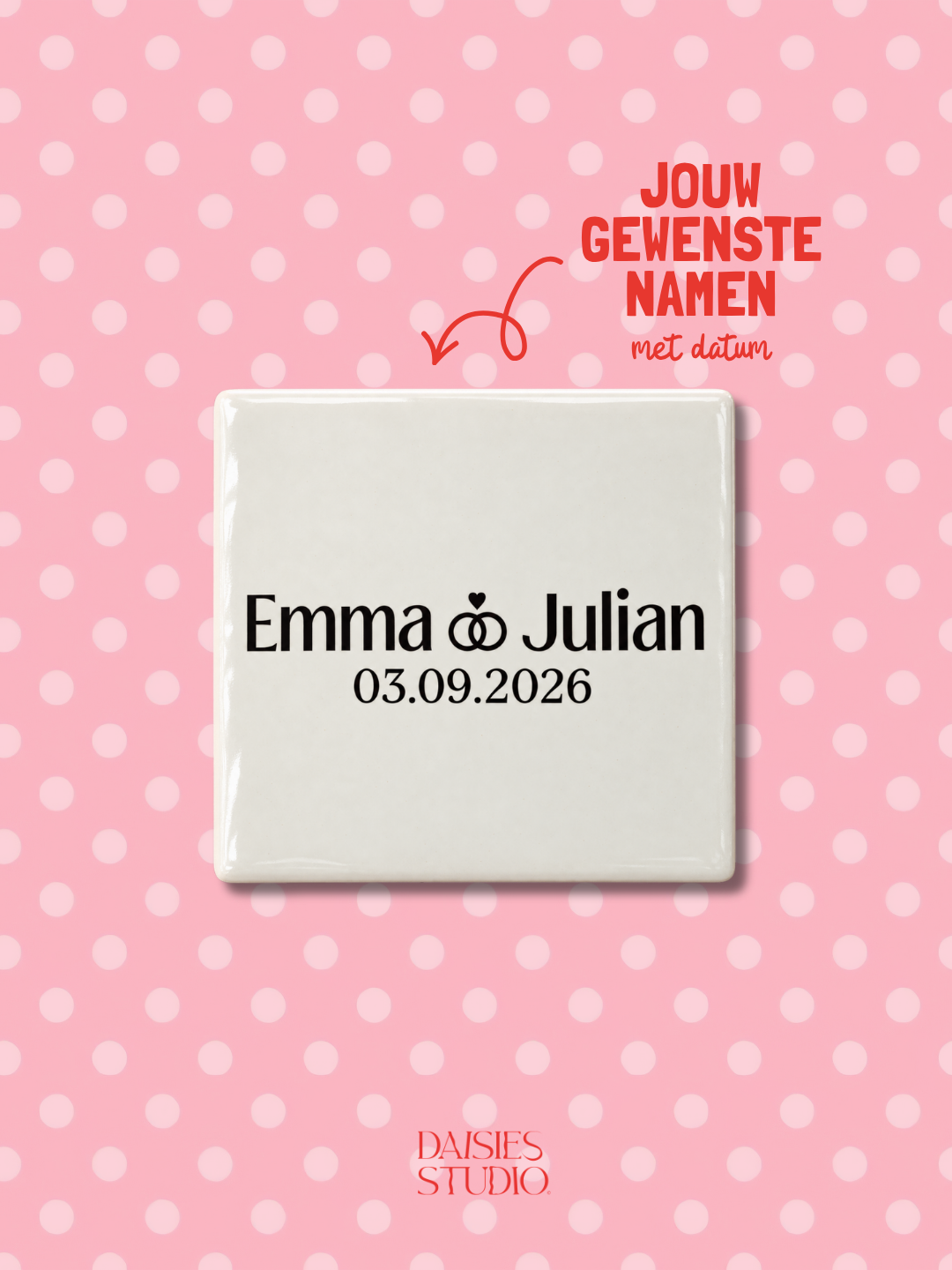 Gepersonaliseerd Trouw Tegeltje