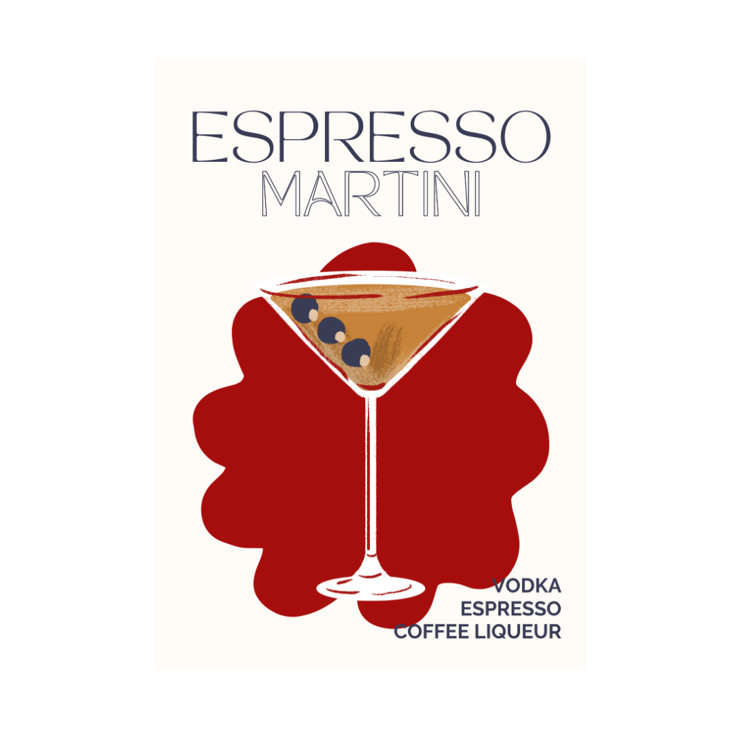 Espresso Martini A4 Print