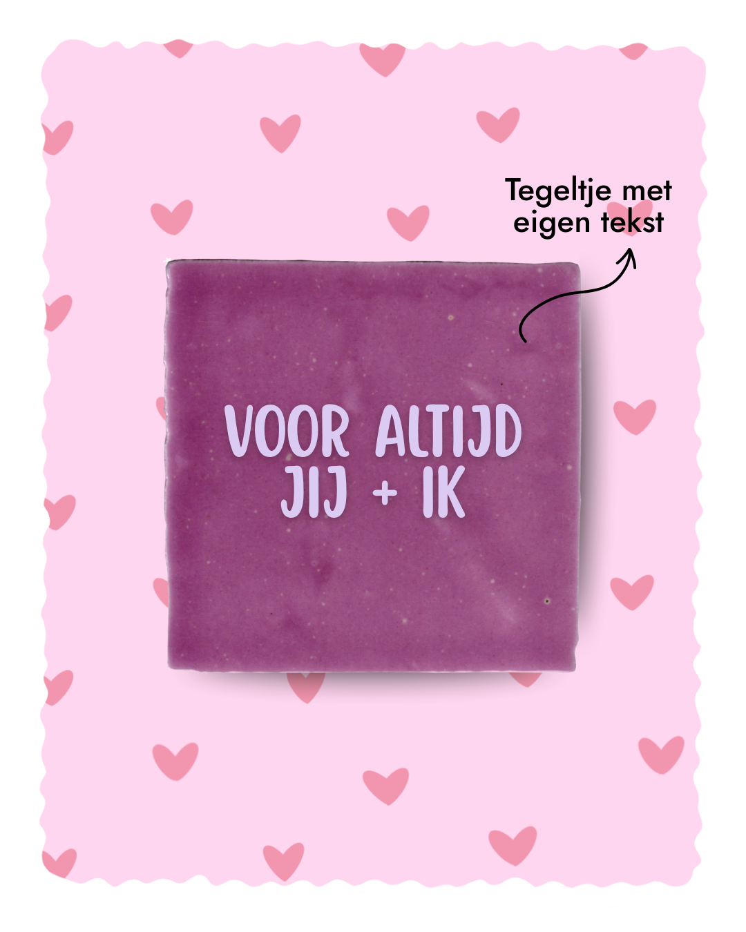 Personaliseer je eigen tegeltje - met tekst & icoon