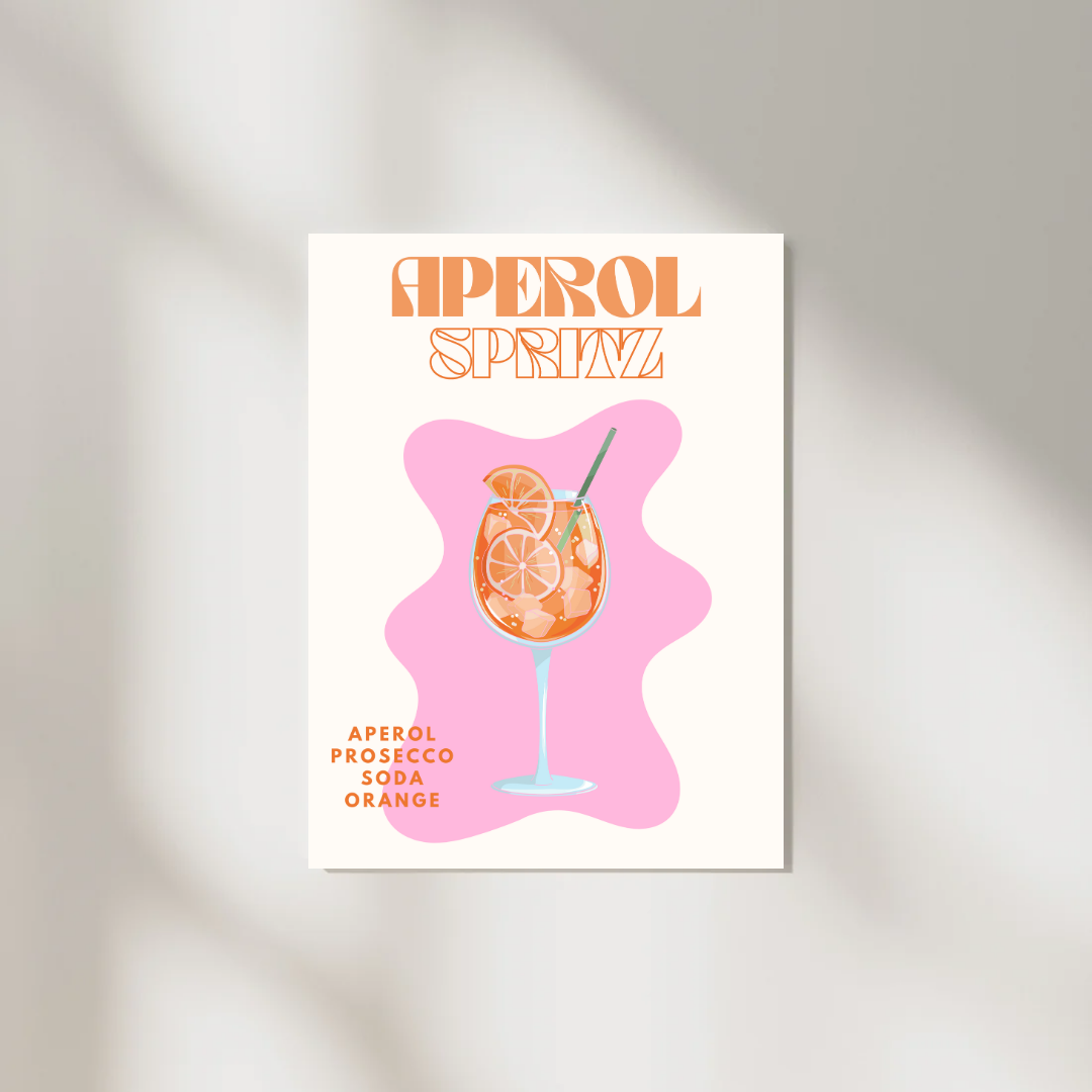 Aperol Spritz A4 Print