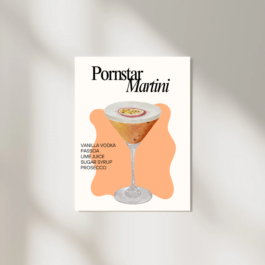 Pornstar Martini A4 Print