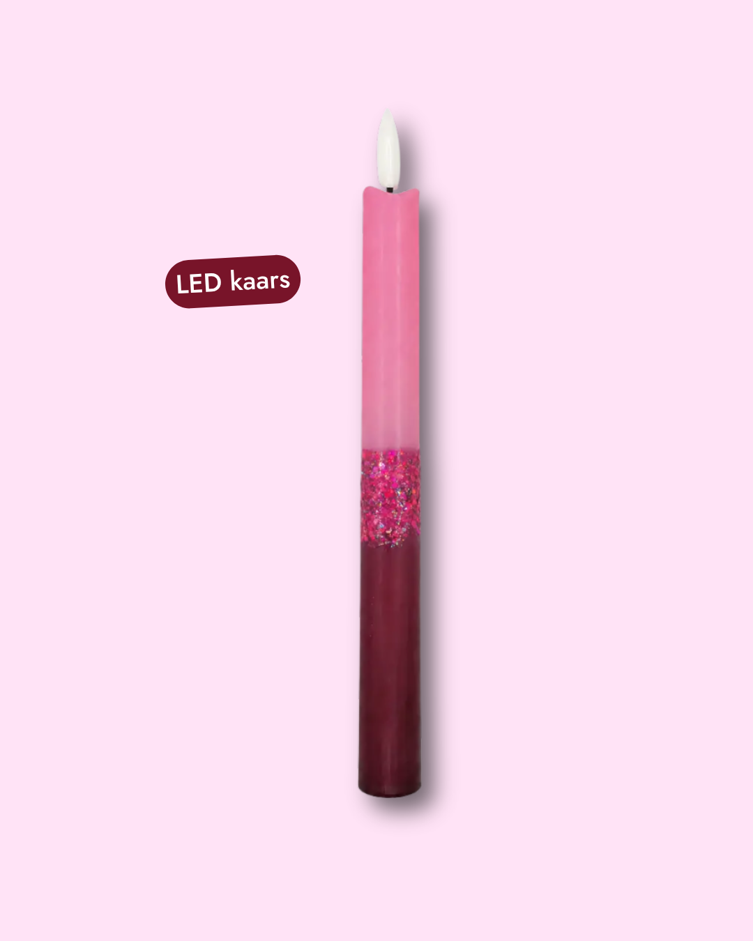 LED Kaars Velvet Sparkle
