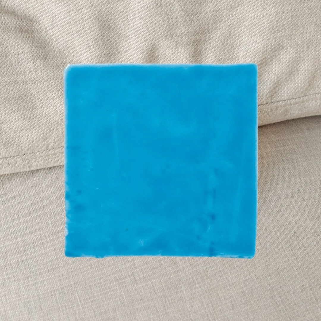 Azure blue tegeltje