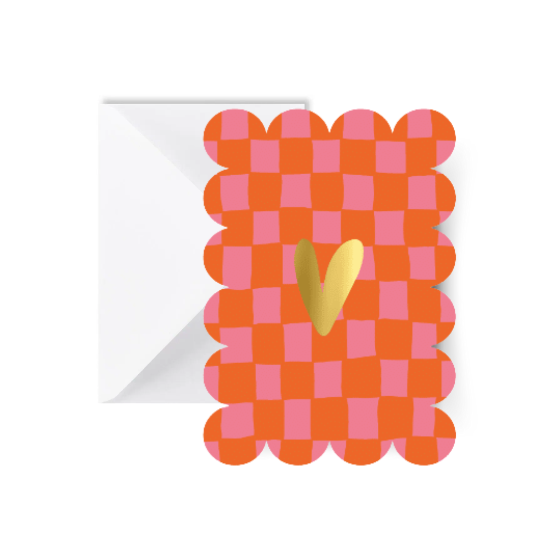 Heart Bubble Kaart met Envelop