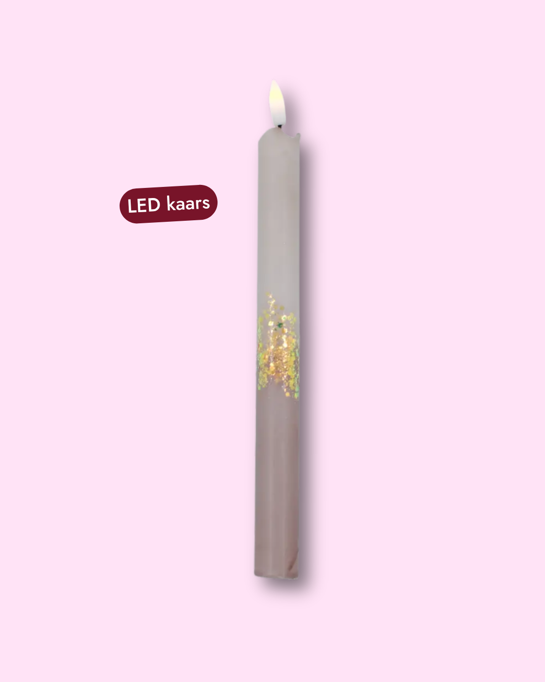 LED-kaars Golden Sand