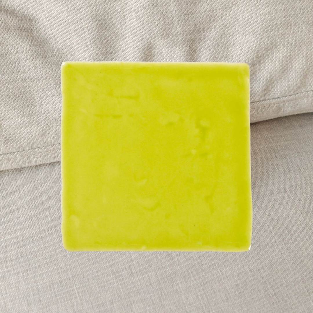 Lime green tegeltje