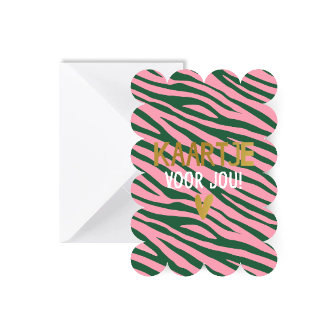 Kaartje voor jou! bubble kaart