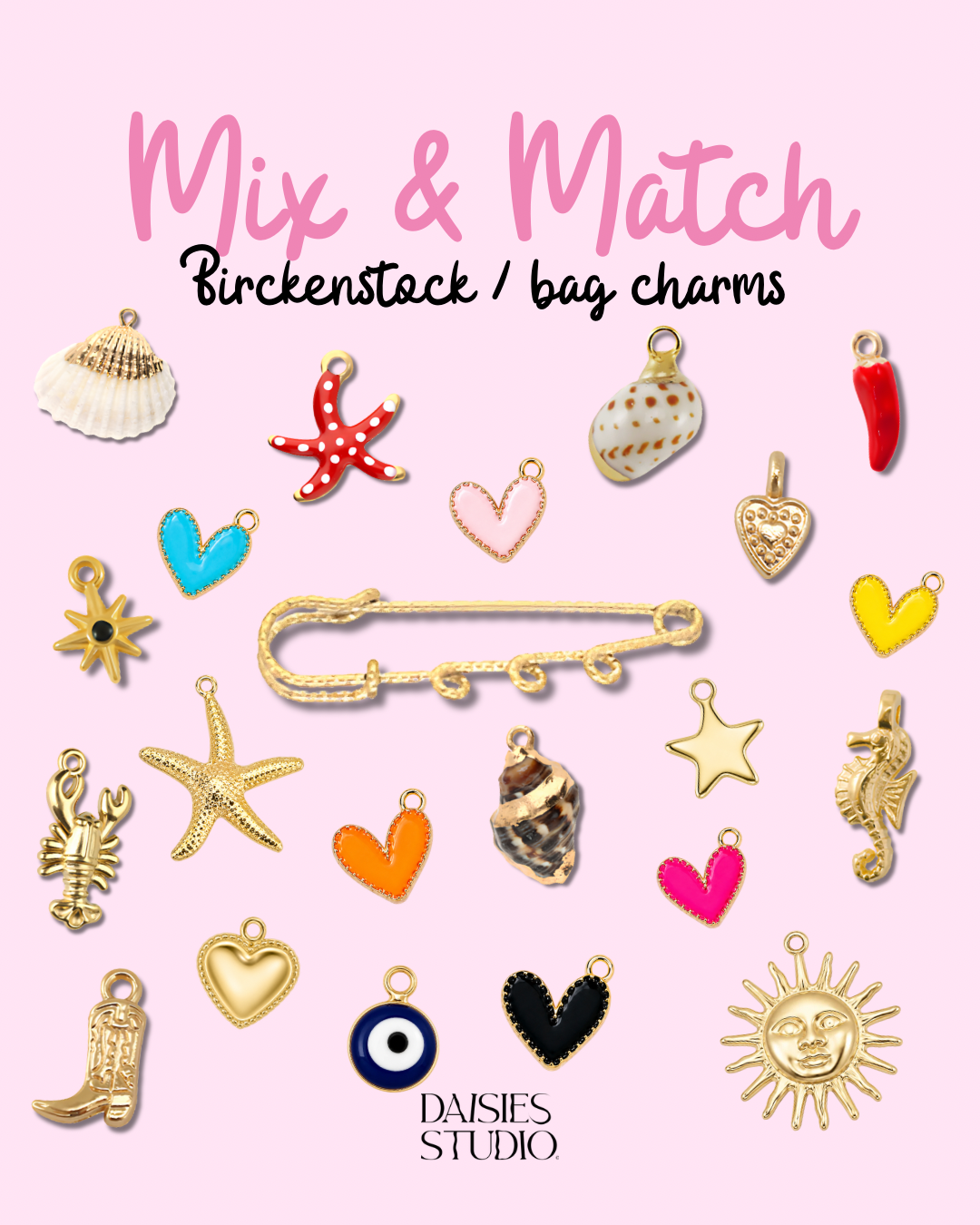 Daisies Mix & Match Charms