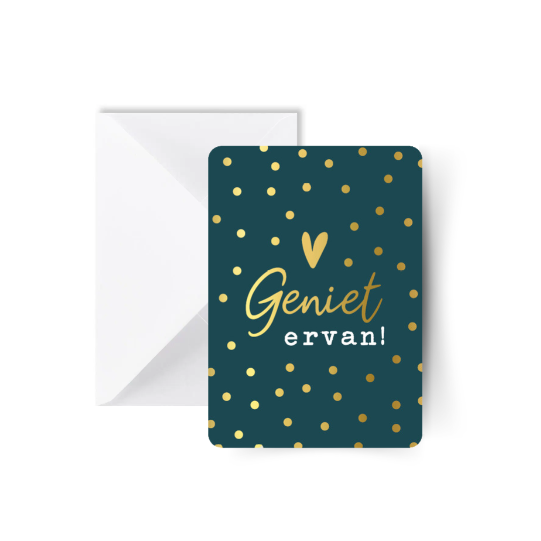 Geniet ervan kaart