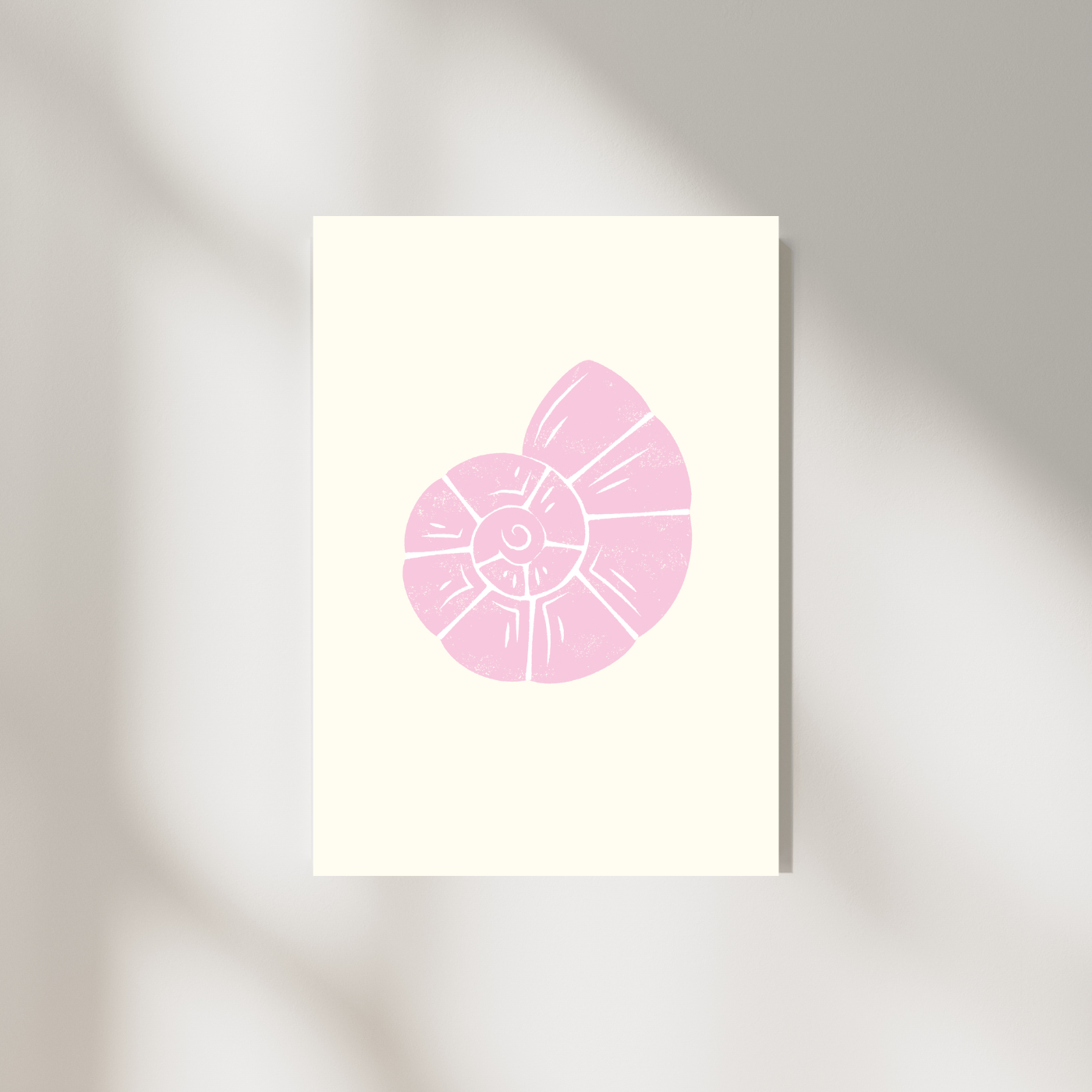 Sea shell A4 print