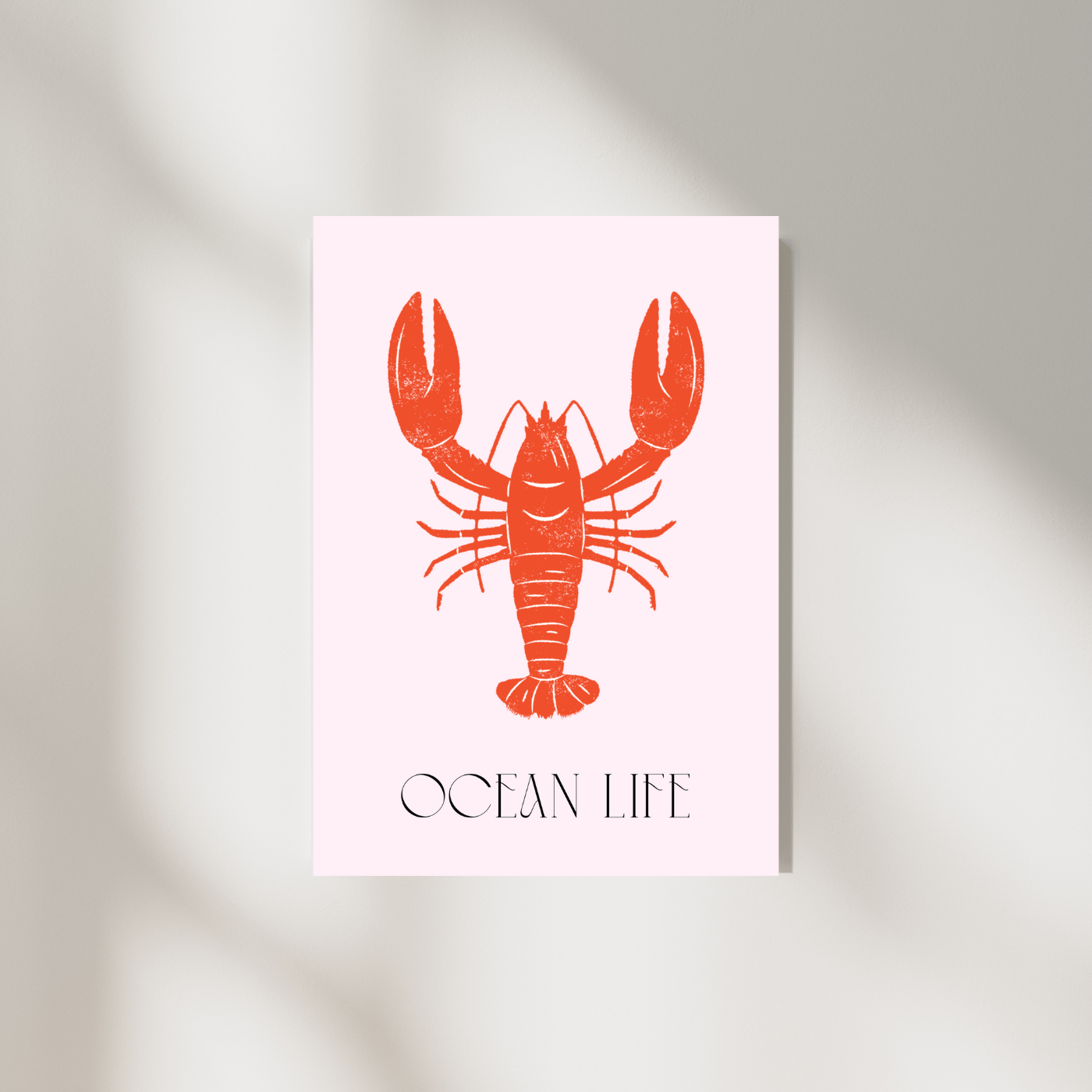 Ocean life A4 print