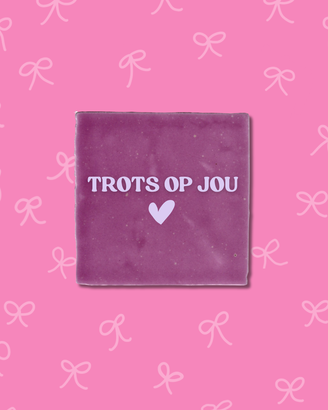 Gepersonaliseerd Tegeltje met Tekst & Icoon