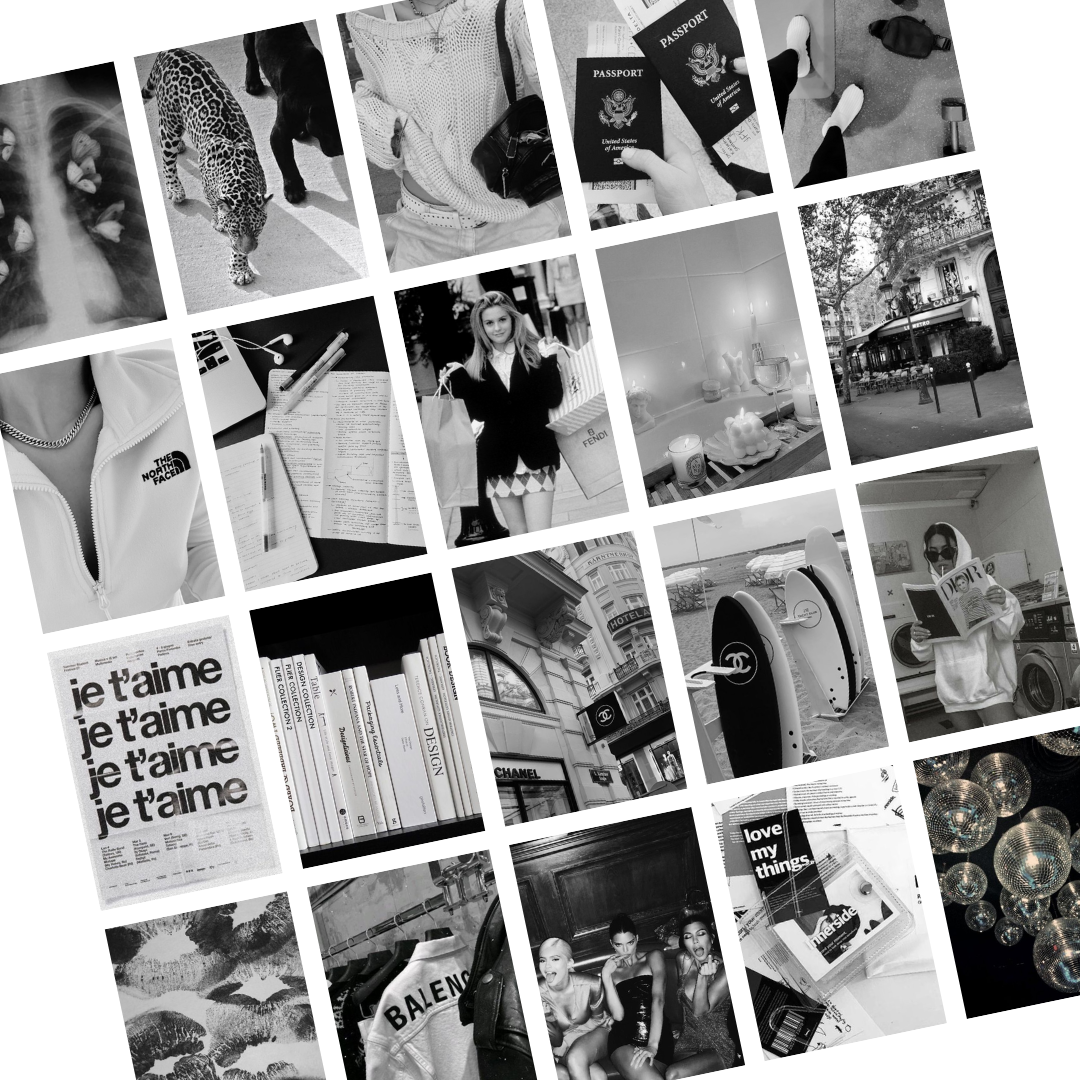 Vintage Girl Collage Set (20 Prints)