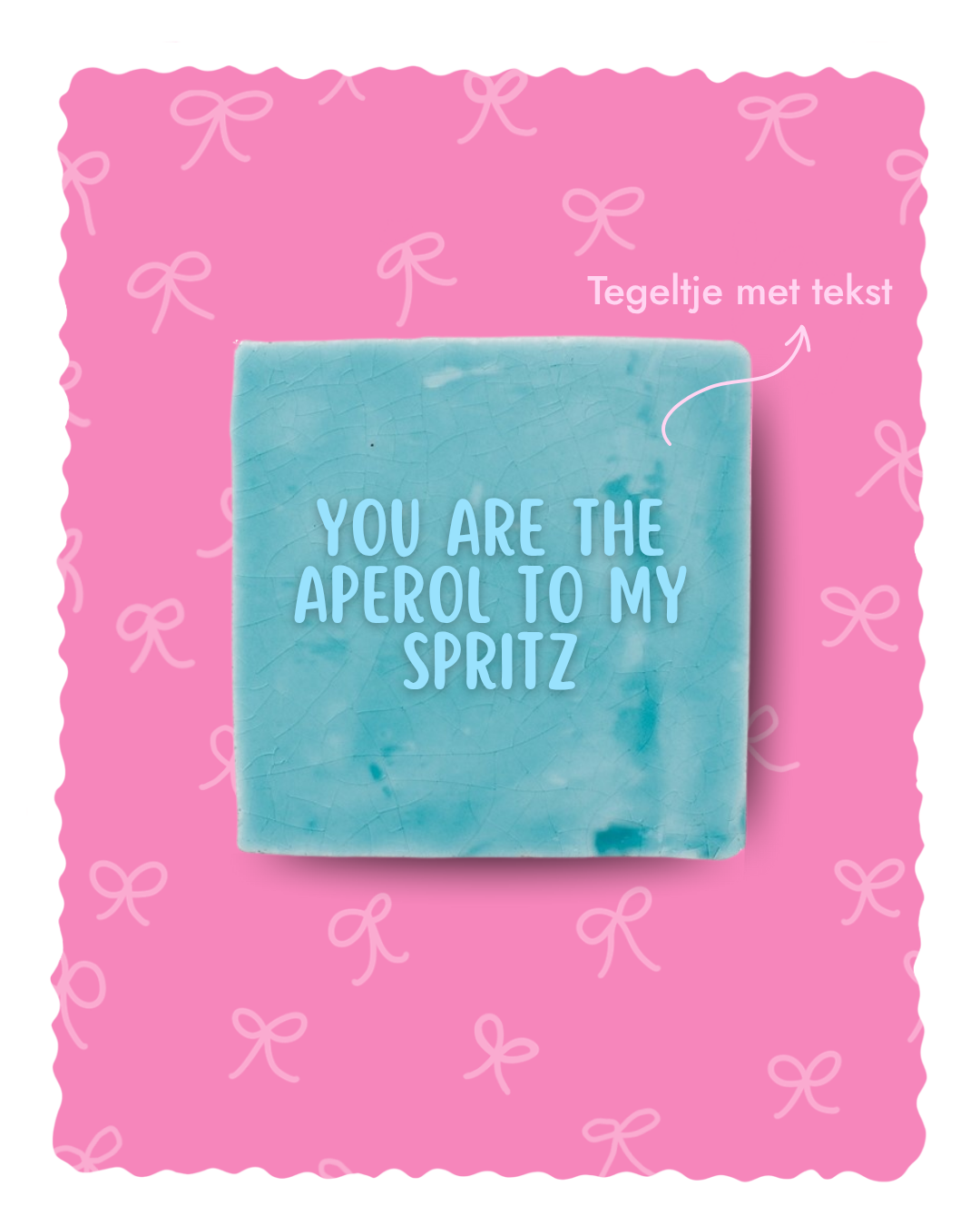 Personaliseer je eigen tegeltje - met tekst