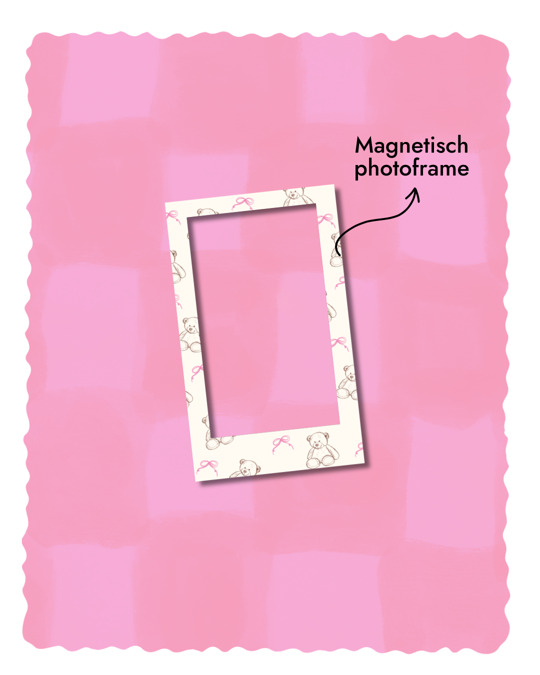 Magnetische Fotolijst Teddy – Polaroid Portrait