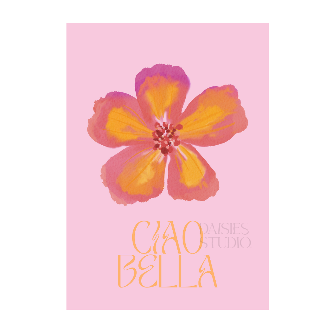 Ciao bella A4 print