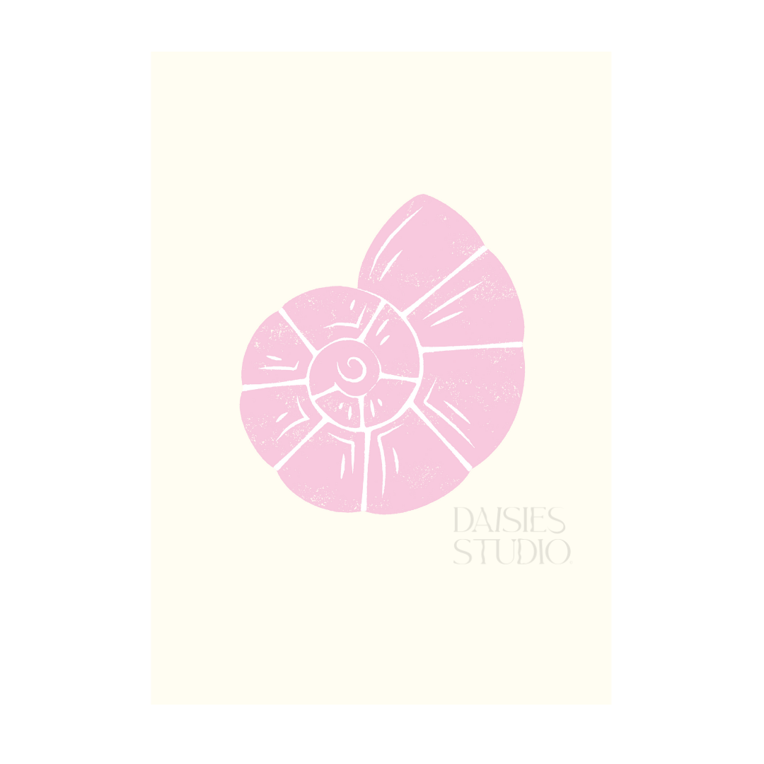 Sea shell A4 print