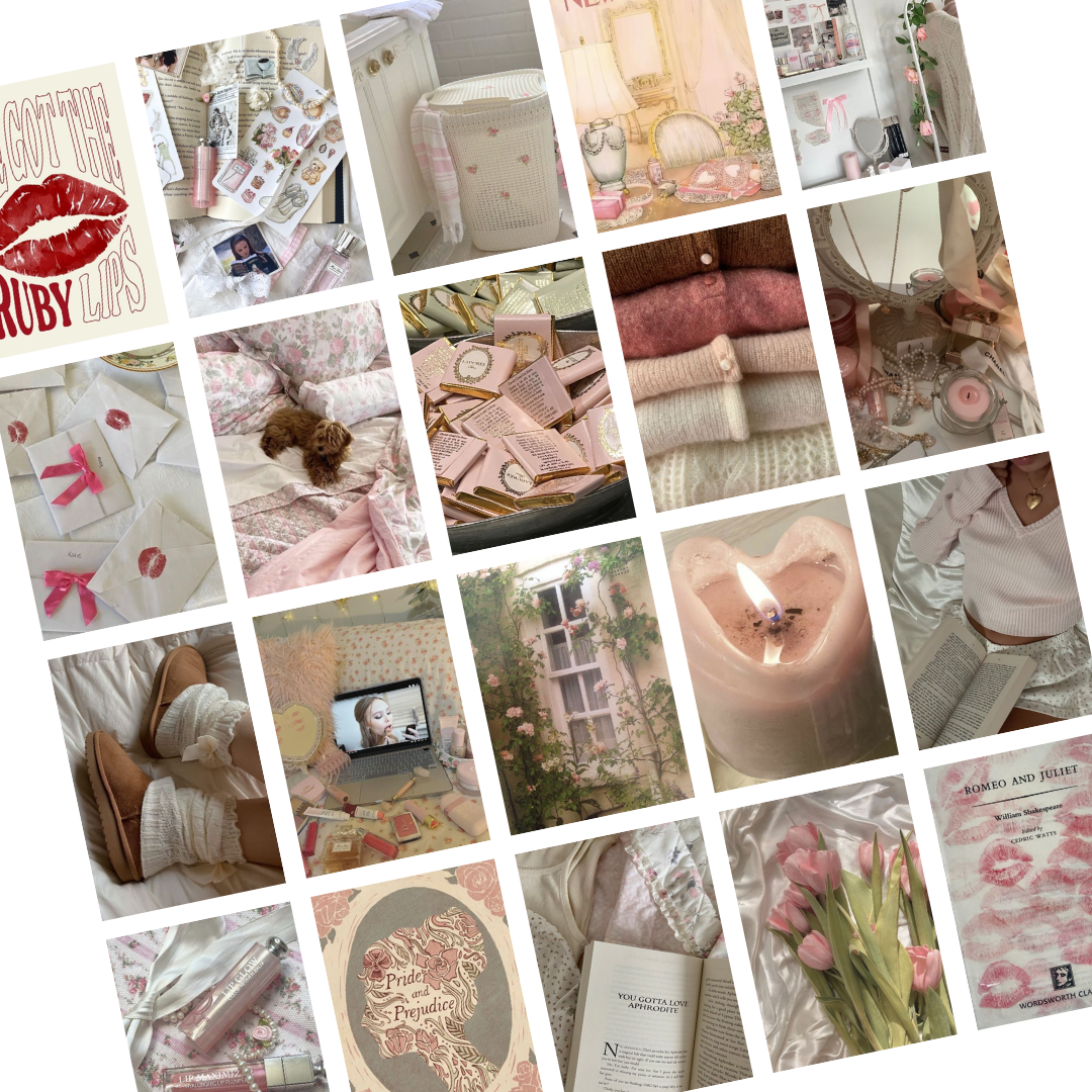 Coquette Girl Collage – Daisies Studio