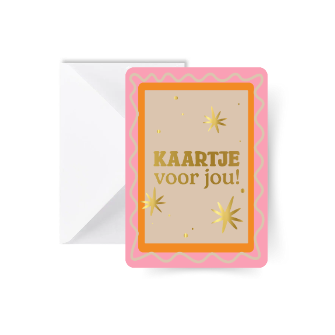 Kaartje voor Jou! Kaart met Envelop