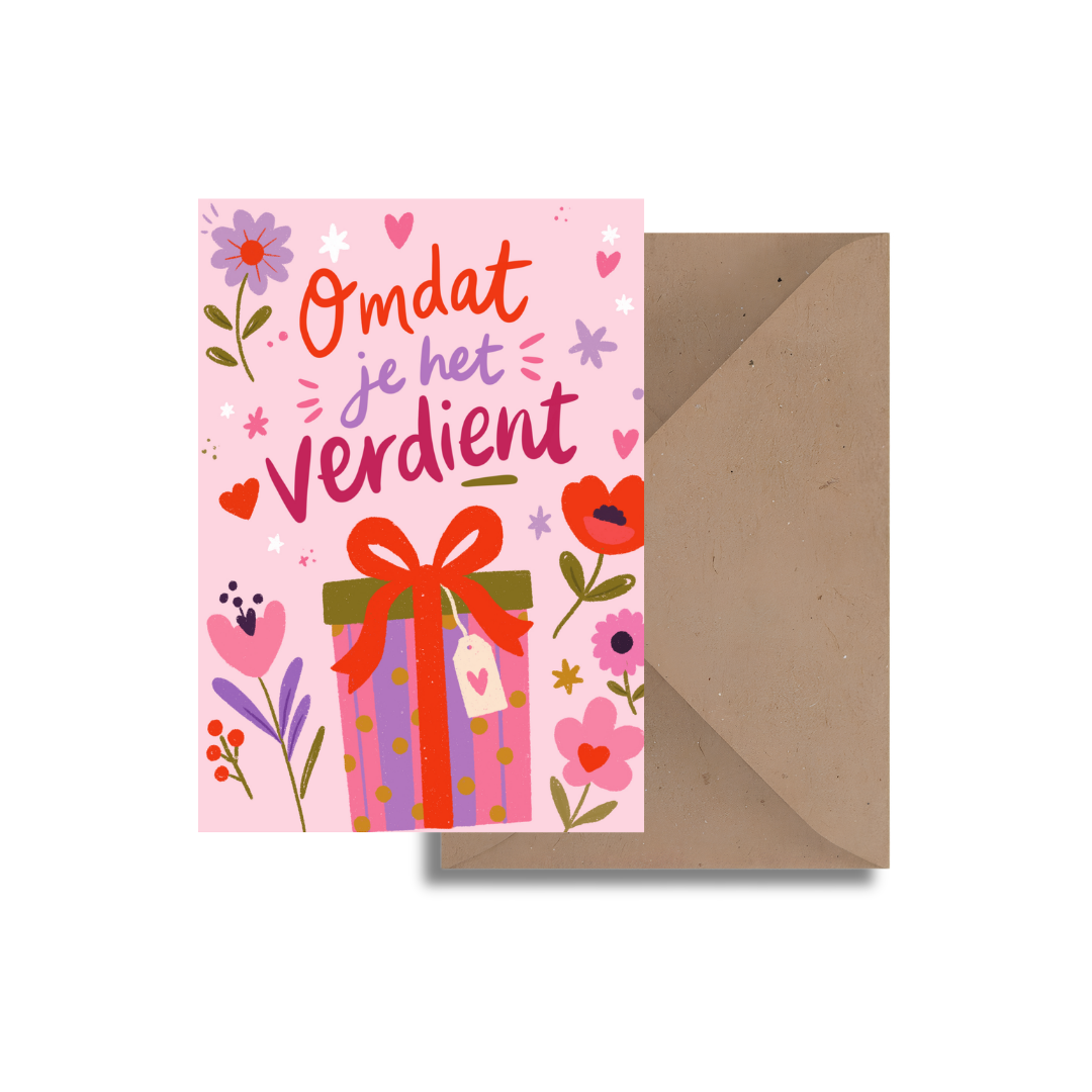 Omdat je het verdient Kaart