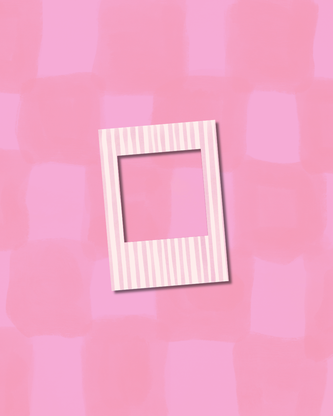 Magnetische Fotolijst Striped – Square Polaroid