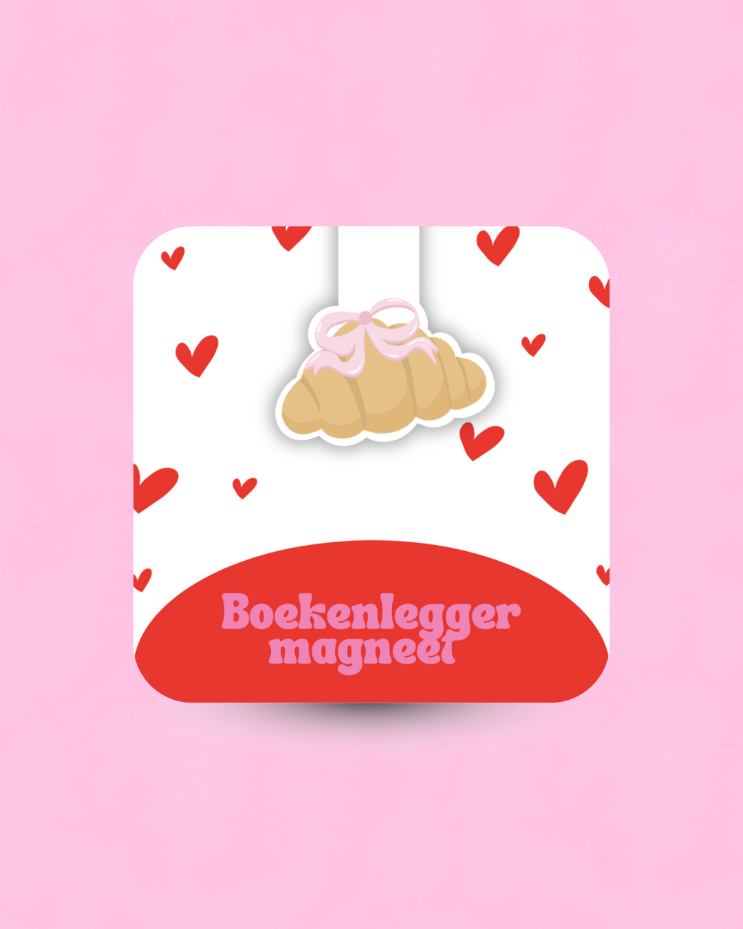 Magnetische Boekenlegger Croissant