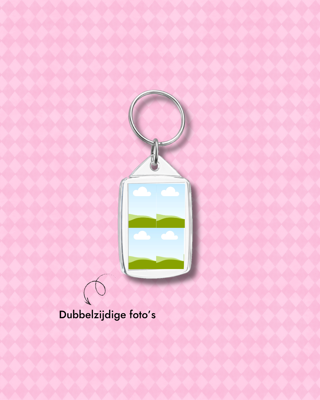 Sleutelhanger met Foto – Gepersonaliseerd