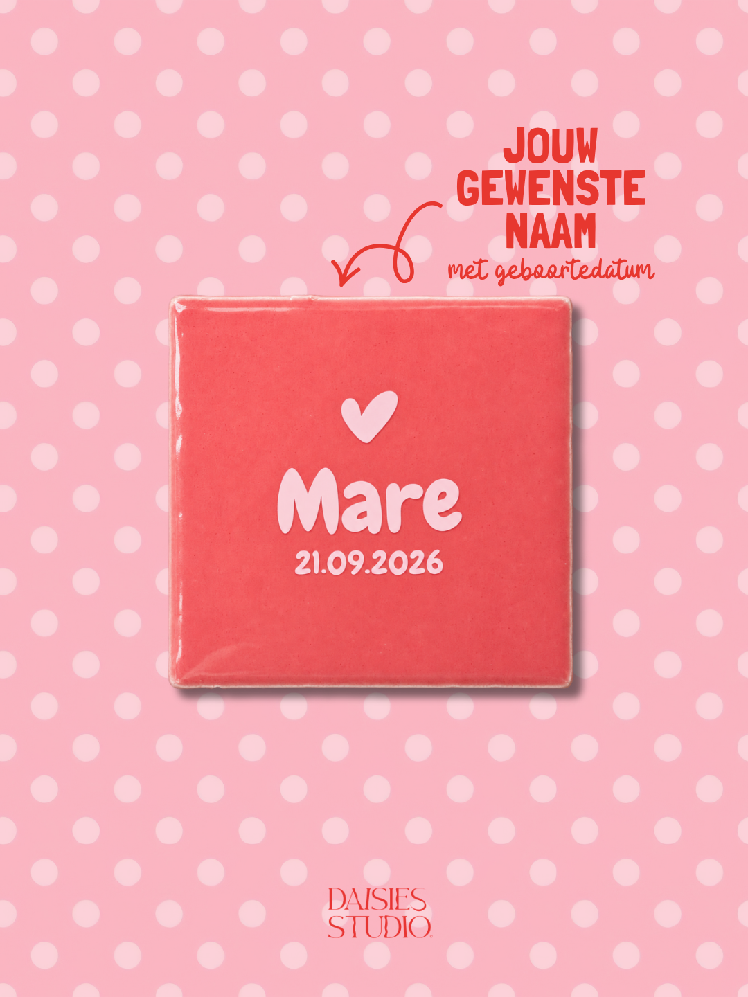 Gepersonaliseerd Geboorte Tegeltje