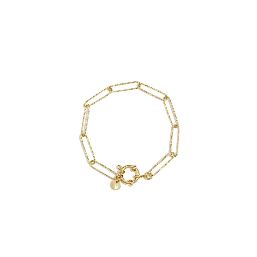 Bold paperclip armband