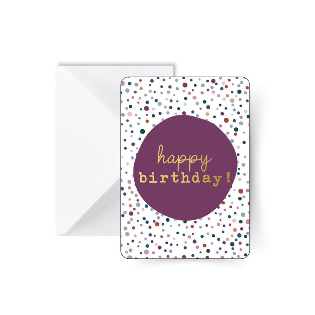 Happy Birthday! Kaart met Envelop