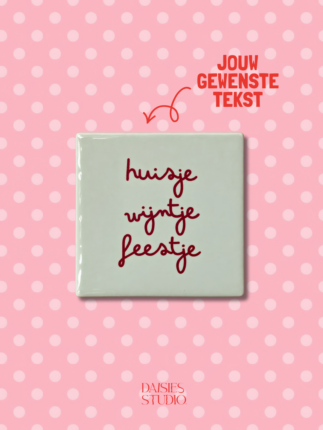 Gepersonaliseerd Tegeltje met Tekst