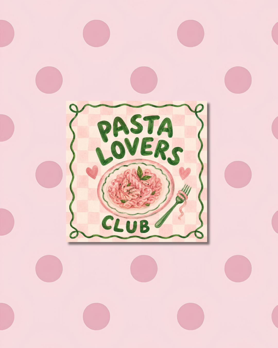 Pasta Lovers Club Tegeltje