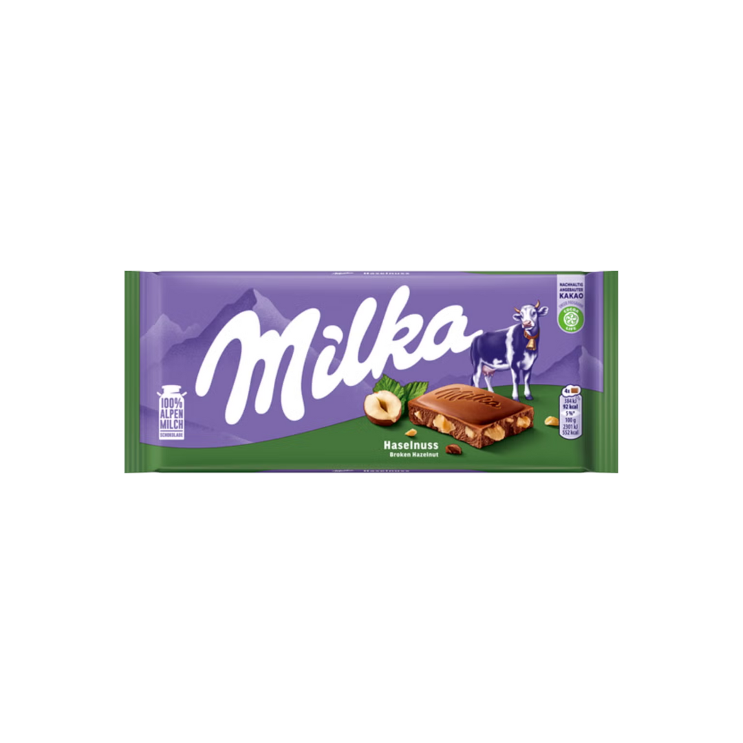 Milka hazelnoot