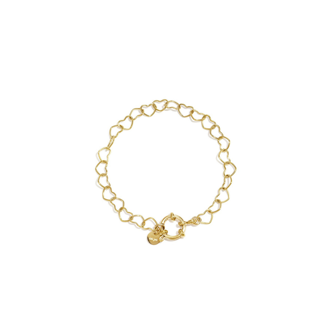 Heart chain armband