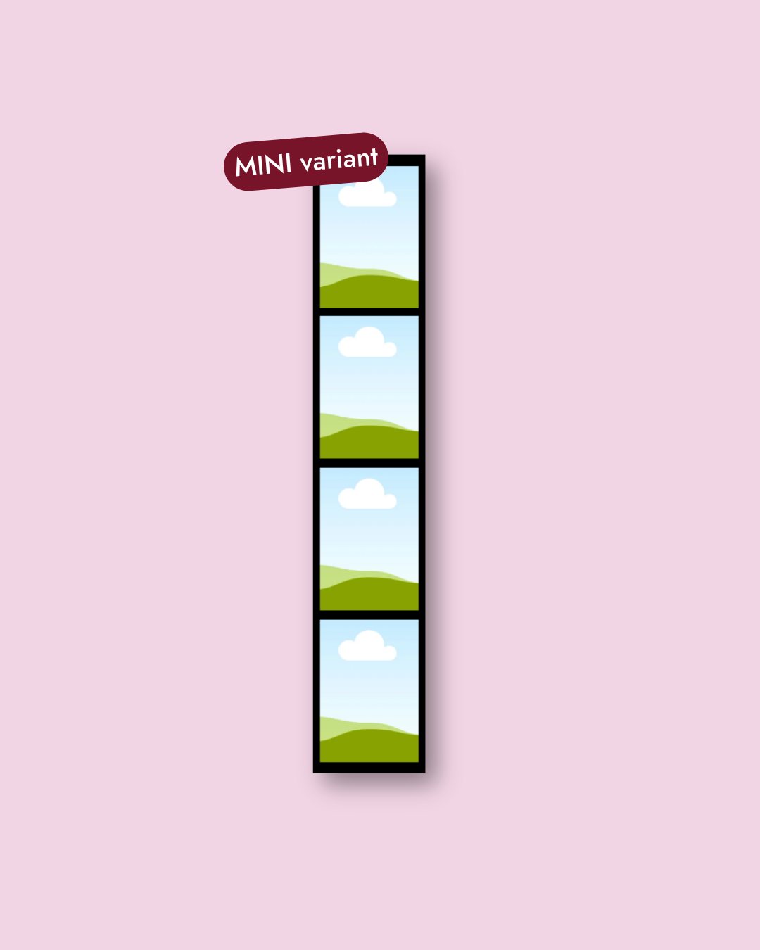 Custom Mini Photostrip (Voor Telefoonhoesje)