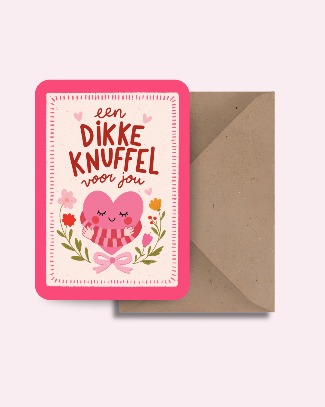 Een dikke knuffel voor jou Kaart